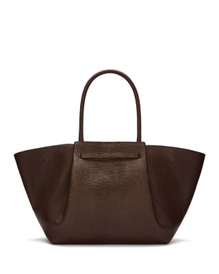 New York Embossed Leather Tote