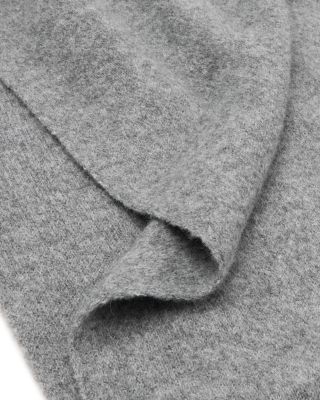 Solid Knit Triangle Scarf