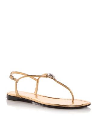 Women's Embellished Thong Sandals