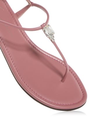 Women's Embellished Thong Sandals