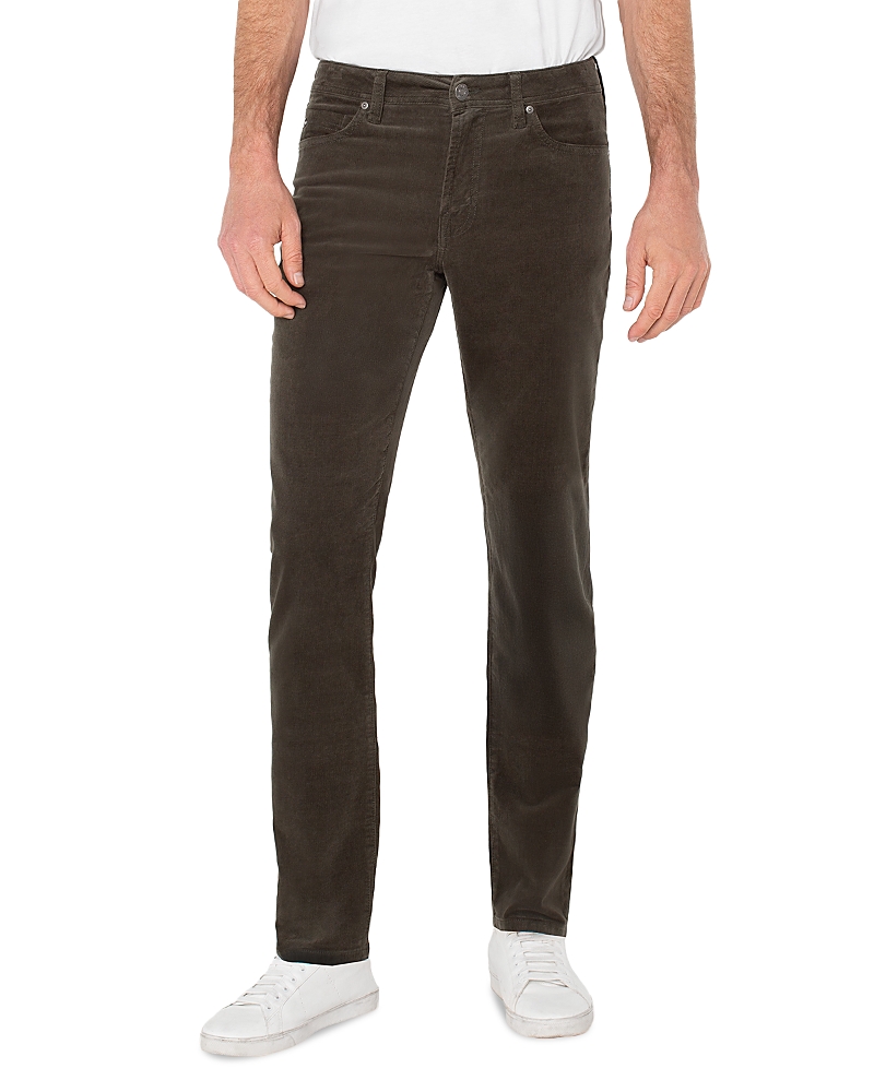 Liverpool Los Angeles Kingston Modern Slim Straight Corduroy Jeans in Oat
