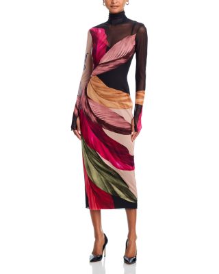 Shailene Turtleneck Long Sleeve Dress