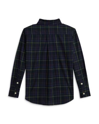 Boys' Plaid Cotton Poplin Shirt - Big Kid, Little Kid