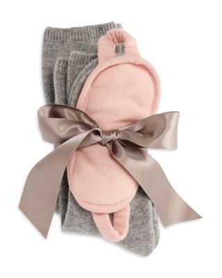 Cashmere Blend Socks & Eye Mask Gift Set - Exclusive