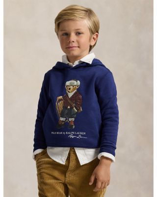 Boys' Polo Bear Fleece Hoodie - Big Kid