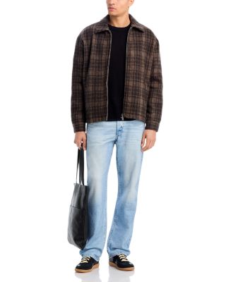 Tweed Wool Trucker Jacket