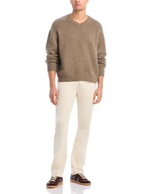 Brushed Cashmere V Neck Sweater