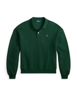 Polo Collar Fleece Pullover