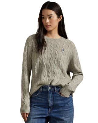 Ralph Lauren - Cable Wool Cashmere Crewneck Sweater