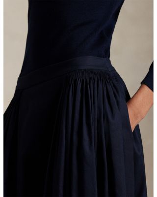 Cotton Silk Faille Maxiskirt