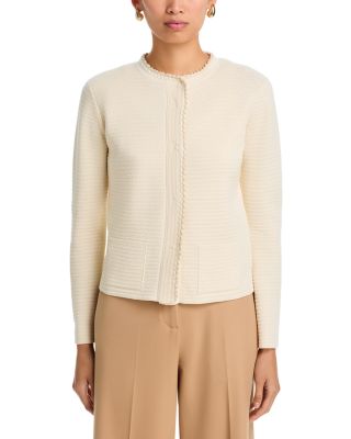 Crewneck Cardigan Sweater