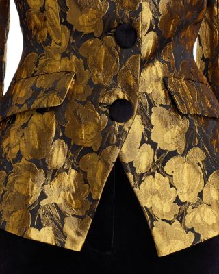 Wanda Metallic Jacquard Blazer