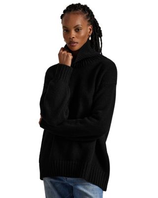 Wool Cashmere Turtleneck Sweater