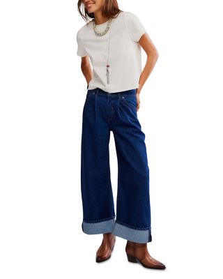 Alia High Rise Wide Leg Jeans in Hawthorne
