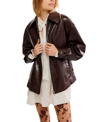 Sloane Faux Leather Jacket