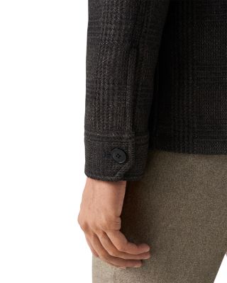 Check Wool Cashmere Chore Jacket