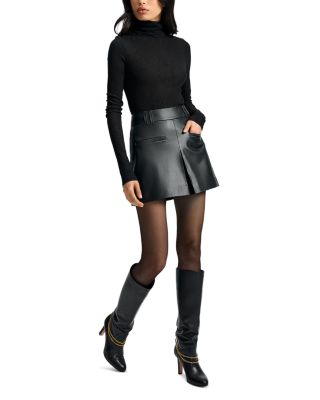 Pavaline Faux Leather Skirt