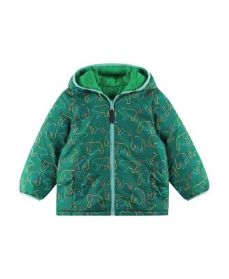 Boys' Bear Print Reversible Puffer Jacket - Little Kid, Big Kid