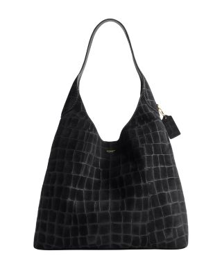 Brooklyn Croc Embossed Leather Shoulder Bag 39