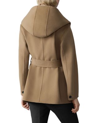 Paya Wool Wrap Coat with Sash Belt