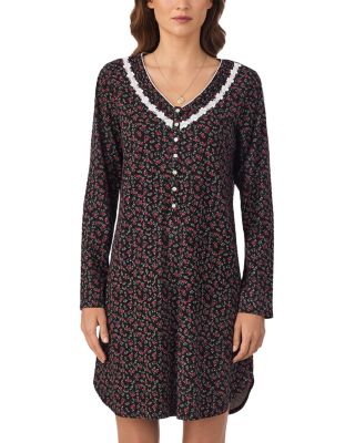 Long Sleeve Cotton Jersey Nightshirt