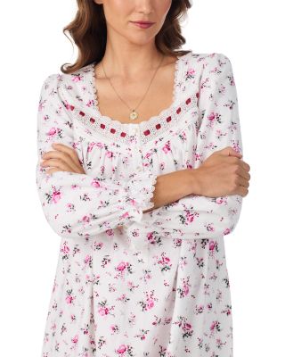 Long Sleeve Cotton Flannel Waltz Nightgown