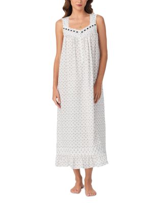The "Eileen" Cotton Lawn Sleeveless Ballet Nightgown