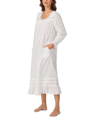 Long Sleeve Cotton Lawn Ballet Nightgown