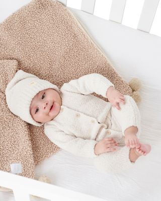 Unisex Fuzzy Long Sleeve Jumpsuit - Baby