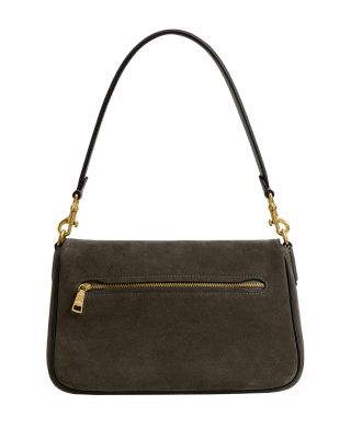 Soft Tabby Small Suede Shoulder Bag