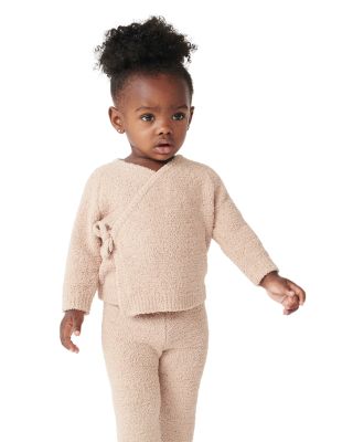 Girls' Fuzzy Wrap Top - Baby