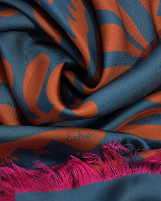 Park Paisley Oversized Silk Scarf