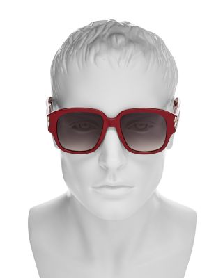 DiorGlow S2I Square Sunglasses, 54mm