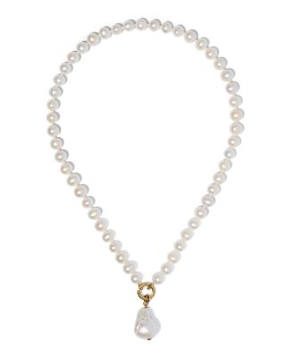 Poppy Cultured Freshwater Pearl Pendant Necklace, 18"