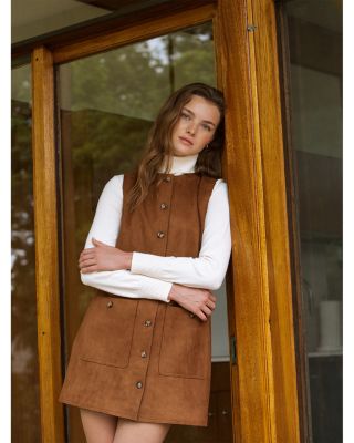 Laney Faux Suede Mini Dress