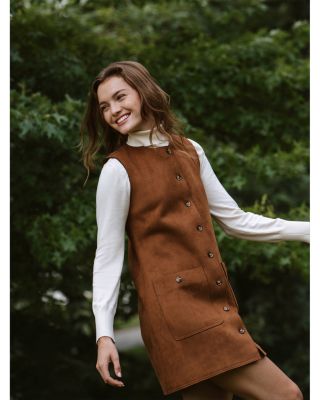 Laney Faux Suede Mini Dress