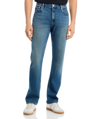 L'Homme Modern Straight Fit Jeans in Textbook