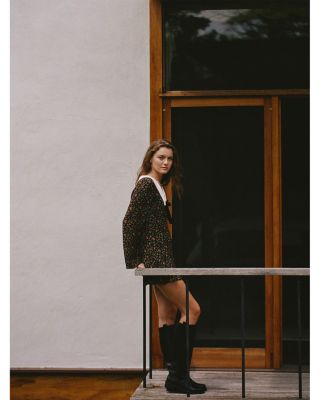 Yasmin Crepe Collared Dress