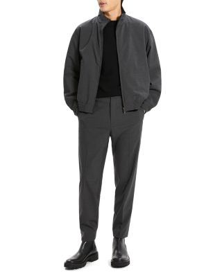 Straight Collar Reversible Moto Jacket