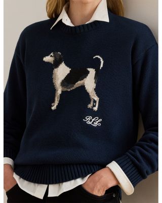 Intarsia Knit Dog Sweater