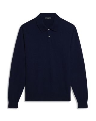 Goris Cashmere Long Sleeve Polo Sweater