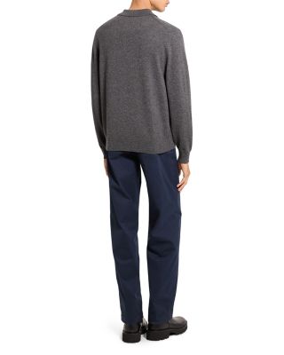 Goris Cashmere Long Sleeve Polo Sweater