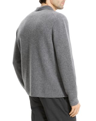 Cameron Corded Cashmere Button Sweater