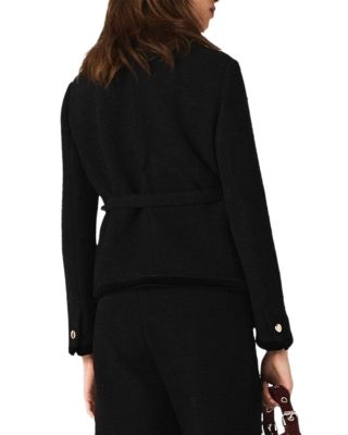 Velvet Belted Jacket