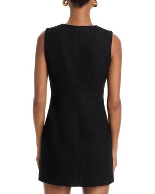 Structured Tweed Mini Dress