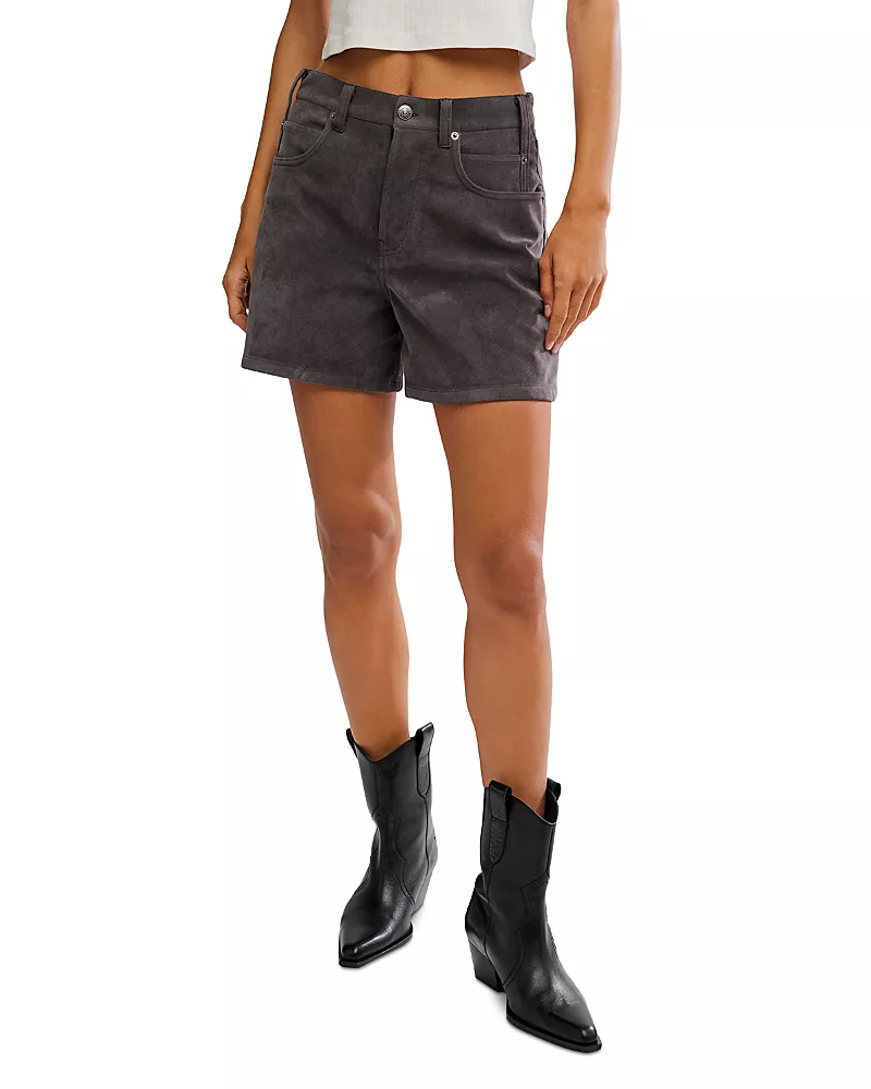 Free People Tippi Faux Suede Shorts