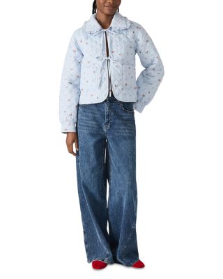 Nellie Quilted Tie Front Jacket