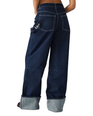 Bobbie Wide Leg Jeans in Bijou Blue