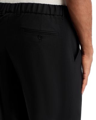 Performance Wool Drawstring Trousers with Elasticated Waistband