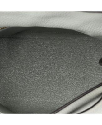 Kelly 25 Handbag Grey Togo with Gold Hardware